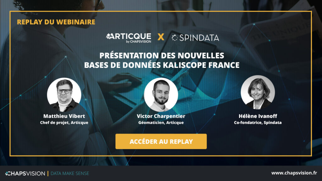 Replay webinaire Présentations des nouvelles bases de données kaliscope France - Articque by ChapsVision